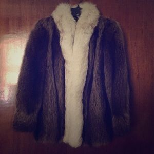 Real fur coat